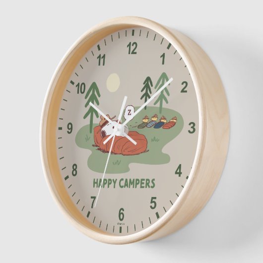 Erdnüsse | Schlafanzüge für Snoopy und Holz Uhr (Winkel)