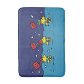 Erdnüsse | Schneeschuh-Team für Wälder Badematte (Vorderseite Vertikal)