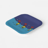 Erdnüsse | Schneeschuh-Team für Wälder Pappteller (Gewinkelt)