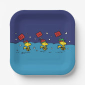 Erdnüsse | Schneeschuh-Team für Wälder Pappteller (Vorderseite)