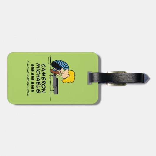 Erdnüsse | Schroeder Gepäckanhänger (Rückseite horizontal)