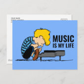 Erdnüsse | Schroeder Postkarte (Vorne/Hinten)