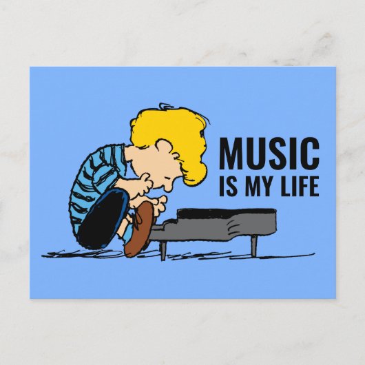 Erdnüsse | Schroeder Postkarte (Vorderseite)