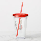 Erdnüsse | Schroeder Traveling Piano Acryltrinkbecher (Rückseite)