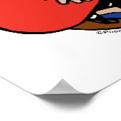 Erdnüsse | Schroeder Traveling Piano Poster (Ecke)