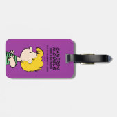 Erdnüsse | Schroeder weg vom Piano Gepäckanhänger (Rückseite horizontal)