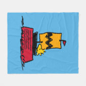 Erdnüsse | Seeschiff aus Holz Fleecedecke (Vorderseite (Horizontal))