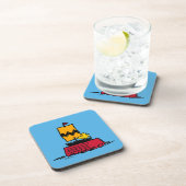 Erdnüsse | Seeschiff aus Holz Getränkeuntersetzer (Rechte Seite)