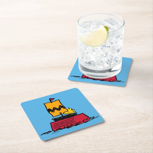 Erdnüsse | Seeschiff aus Holz Rechteckiger Pappuntersetzer (Vor Ort)