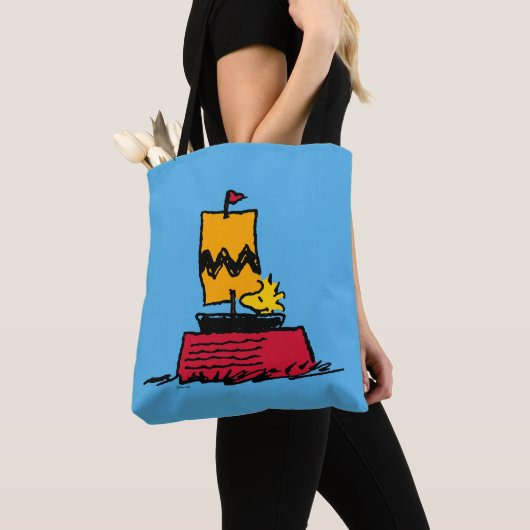 Erdnüsse | Seeschiff aus Holz Tasche (Von Nahem)