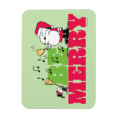 Erdnüsse | Sei frohe Weihnachten Magnet (Vertikal)