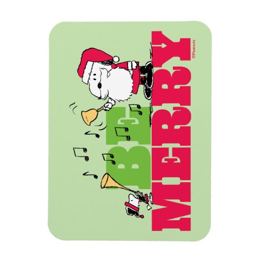 Erdnüsse | Sei frohe Weihnachten Magnet (Vertikal)