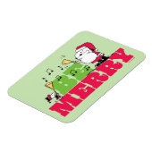 Erdnüsse | Sei frohe Weihnachten Magnet (Linke Seite)