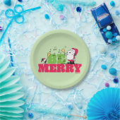 Erdnüsse | Sei frohe Weihnachten Pappteller (Party)