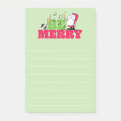 Erdnüsse | Sei frohe Weihnachten Post-it Klebezettel (Vorderseite)