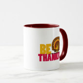 Erdnüsse | Seid dankbar Woodstock Türkei Tasse (VorderseiteRechts)