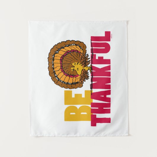 Erdnüsse | Seid dankbar Woodstock Türkei Wandteppich (Vorderseite)