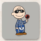 Erdnüsse | Skeleton Charlie Brown Getränkeuntersetzer (Vorderseite)