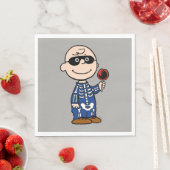 Erdnüsse | Skeleton Charlie Brown Serviette (Beispiel)