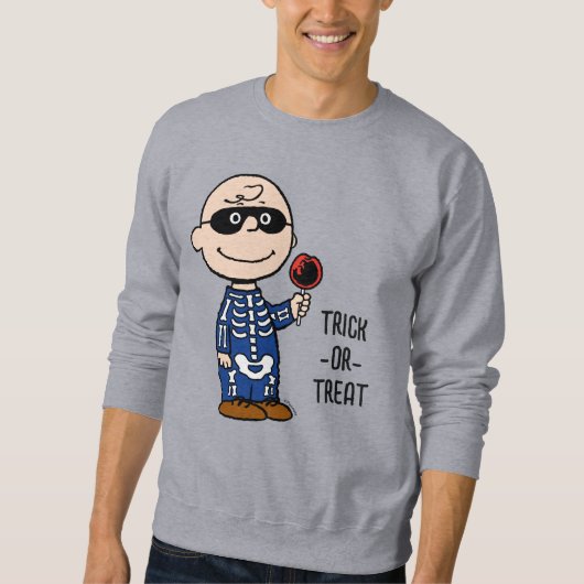 Erdnüsse | Skeleton Charlie Brown Sweatshirt (Vorderseite)