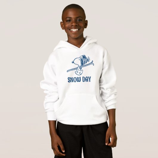 Erdnüsse | Skitour Snoopy Hoodie (Vorne ganz)