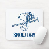 Erdnüsse | Skitour Snoopy Mousepad (Mit Mouse)