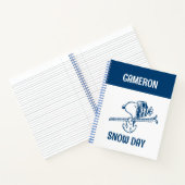 Erdnüsse | Skitour Snoopy Notizblock (Innenseite)