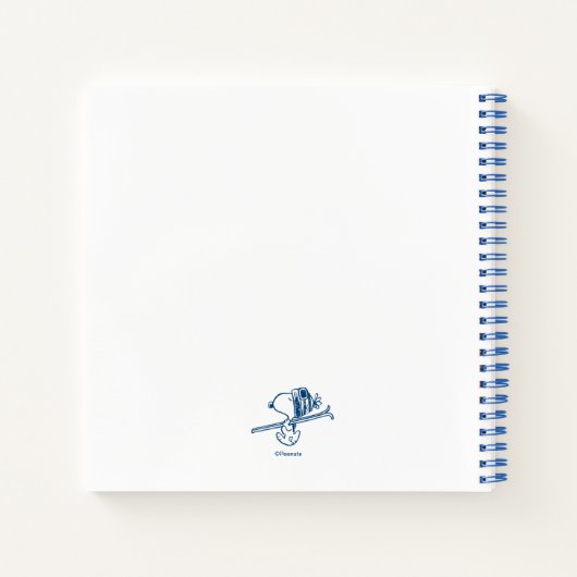 Erdnüsse | Skitour Snoopy Notizblock (Rückseite)