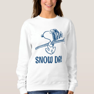 Erdnüsse   Skitour Snoopy Sweatshirt