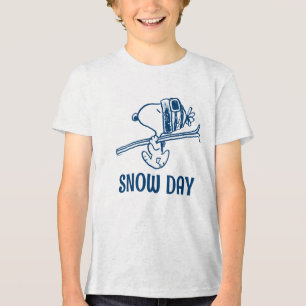 Erdnüsse   Skitour Snoopy Tri-Blend Shirt