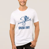 Erdnüsse | Skitour Snoopy Tri-Blend Shirt (Vorderseite)