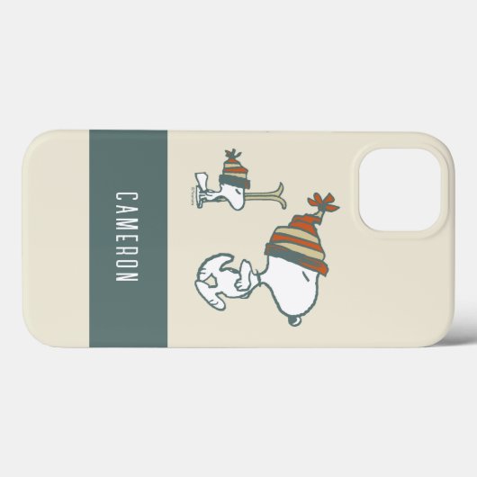 Erdnüsse | Skitour Snoopy & Woodstock Case-Mate iPhone Hülle (Rückseite (Horizontal))