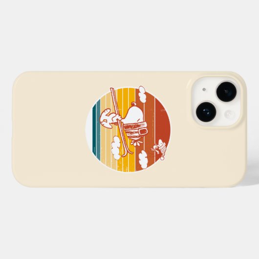 Erdnüsse | Skitour Snoopy & Woodstock Case-Mate iPhone Hülle (Rückseite (Horizontal))