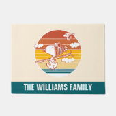 Erdnüsse | Skitour Snoopy & Woodstock Fußmatte (Vorderseite)