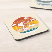 Erdnüsse | Skitour Snoopy & Woodstock Getränkeuntersetzer (Linke Seite)