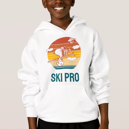 Erdnüsse | Skitour Snoopy & Woodstock Hoodie (Vorderseite)