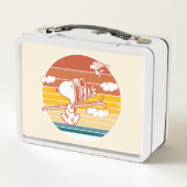 Erdnüsse | Skitour Snoopy & Woodstock Metall Brotdose (Rückseite)