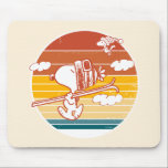 Erdnüsse | Skitour Snoopy & Woodstock Mousepad<br><div class="desc">Karo in diesem tollen Design mit Snoopy & Woodstock.</div>