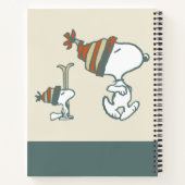 Erdnüsse | Skitour Snoopy & Woodstock Notizblock (Rückseite)
