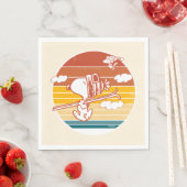 Erdnüsse | Skitour Snoopy & Woodstock Serviette (Beispiel)