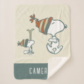 Erdnüsse | Skitour Snoopy & Woodstock Sherpadecke (Vorderseite)