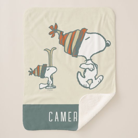 Erdnüsse | Skitour Snoopy & Woodstock Sherpadecke (Vorderseite)