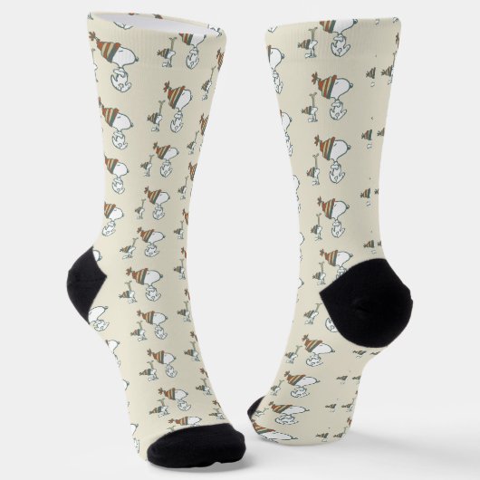 Erdnüsse | Skitour Snoopy & Woodstock Socken (Gewinkelt)