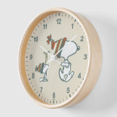 Erdnüsse | Skitour Snoopy & Woodstock Uhr (Winkel)