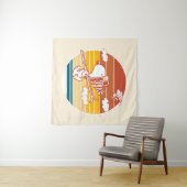 Erdnüsse | Skitour Snoopy & Woodstock Wandteppich (Beispiel (Horizontal))