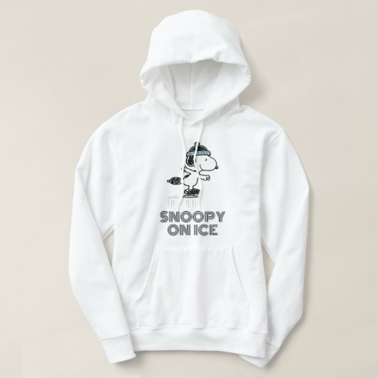 Erdnüsse | Snoopie bei Eis Hoodie (Design vorne)