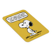 Erdnüsse | Snoopie, die man nicht das ganze Leben Magnet (Rechte Seite)