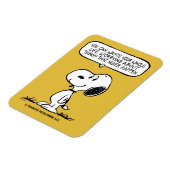 Erdnüsse | Snoopie, die man nicht das ganze Leben Magnet (Linke Seite)