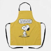 Erdnüsse | Snoopie, die man nicht das ganze Leben Schürze (Vorderseite)