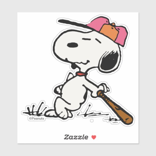 Erdnüsse | Snoopie im Bat Aufkleber (Blatt)